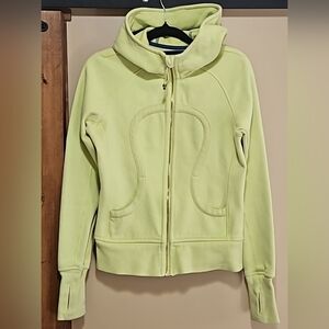Lululemon Scuba Mint Green Full Zip Hoodie Estimate Size 6